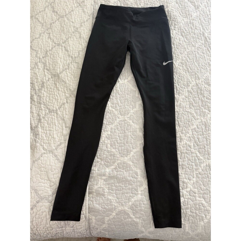 Nike Dri-FIT Black High Rise Pocket Running Leggings Women’s Small